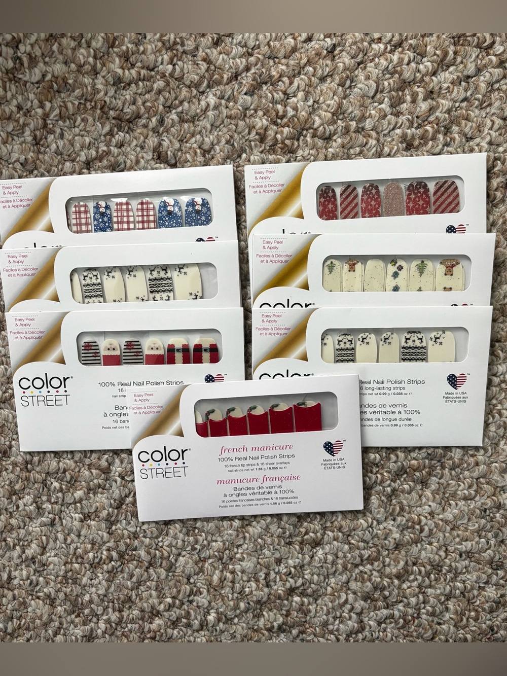 6 Holiday sets- Color Street Nail Polish Strips